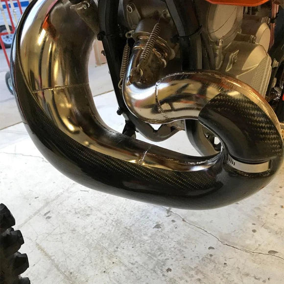 P3 CARBON - PIPE GUARD - PRO CIRCUIT PIPE - KTM/HQV 250/300 17-19