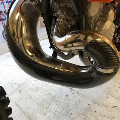 P3 CARBON - PIPE GUARD - PRO CIRCUIT PIPE - KTM/HQV 250/300 17-19