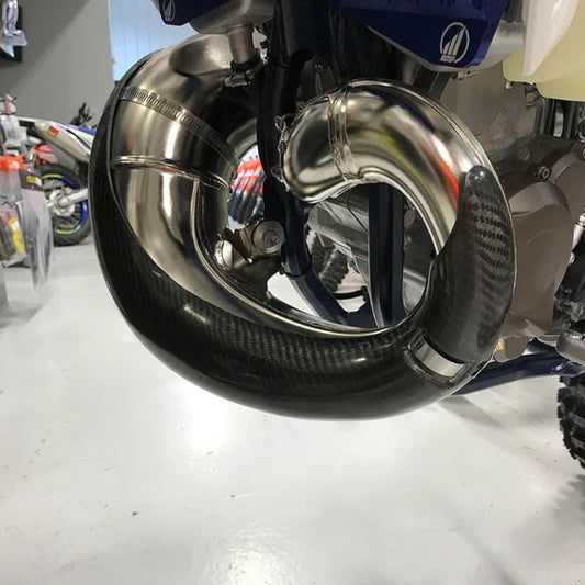 P3 CARBON - PIPE GUARD - STOCK PIPE - KTM/HQV/GASGAS MULTIPLE 250/300 MODELS 19-23