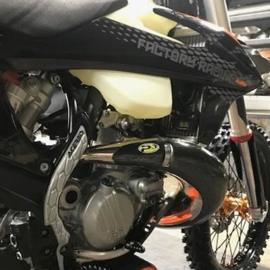P3 CARBON - PIPE GUARD - MAXCOVERAGE - FMF PIPE - KTM/HQV/GASGAS 250/300 19-22