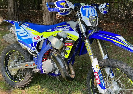 P3 CARBON - PIPE GUARD - MAXCOVERAGE - STOCK PIPE - SHERCO 125 MODELS 17-26