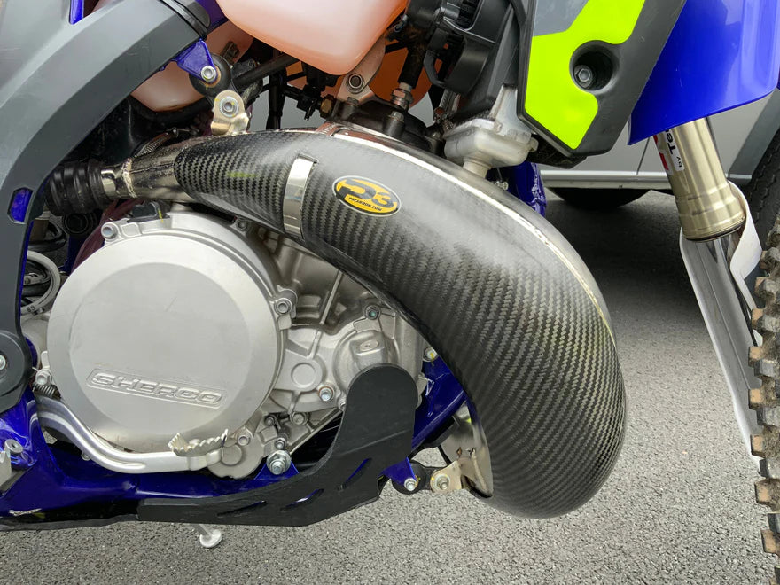 P3 CARBON - PIPE GUARD - MAXCOVERAGE - FMF GNARLY/FATTY PIPES - SHERCO SE250/300 23-24 / SC250/300 23-24