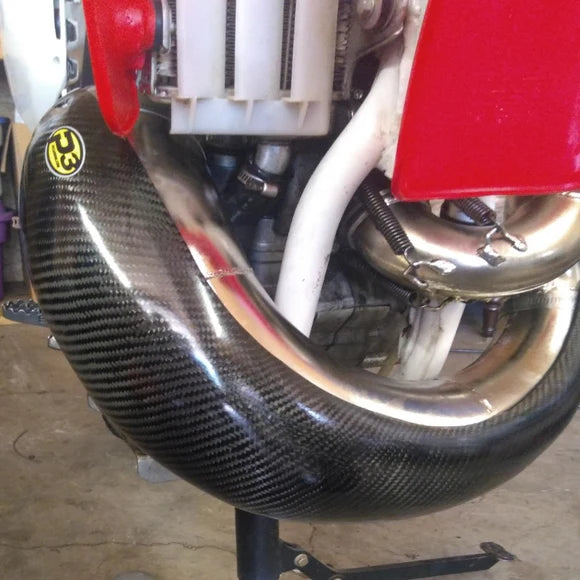 P3 CARBON - PIPE GUARD - PRO CIRCUIT PIPE - HONDA CR500AF 89-14