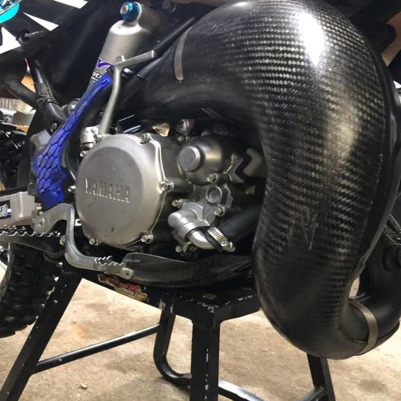 P3 CARBON - PIPE GUARD - STOCK PIPE - YAMAHA YZ85 19-26