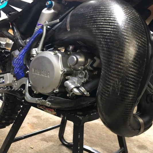 P3 CARBON - PIPE GUARD - STOCK PIPE - YAMAHA YZ85 19-26