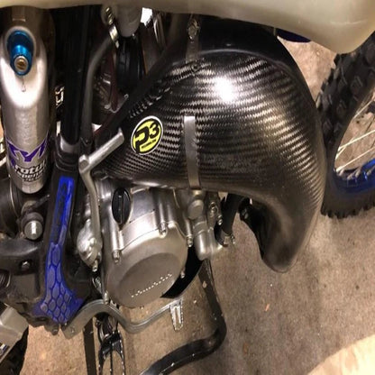 P3 CARBON - PIPE GUARD - STOCK PIPE - YAMAHA YZ85 19-26