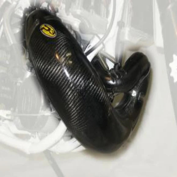 P3 CARBON - PIPE GUARD - STOCK PIPE - YAMAHA YZ250 02-26