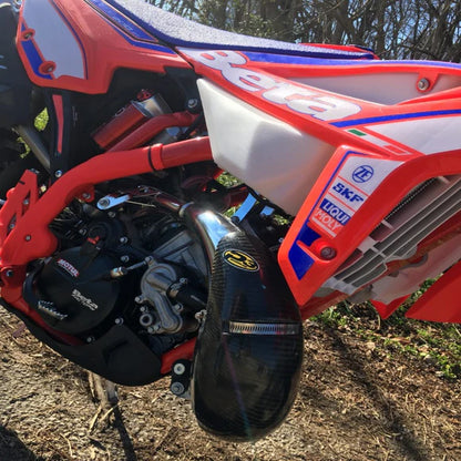 P3 CARBON - PIPE GUARD - STOCK PIPE - BETA 200 RR/RACE/X-PRO ENDURO 19-26