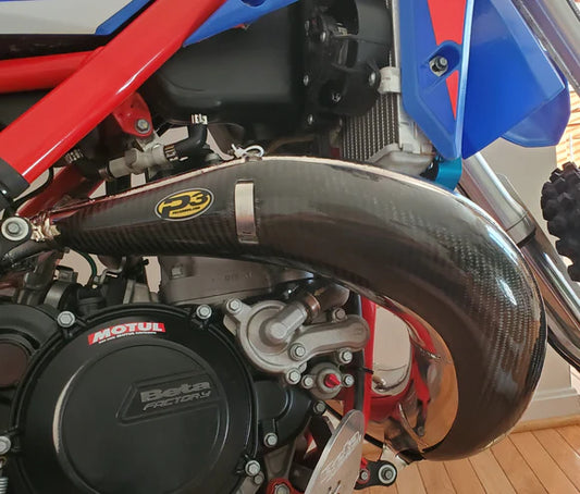 P3 CARBON - PIPE GUARD - MAXCOVERAGE - FMF PIPE - BETA X-TRAINER 15-22
