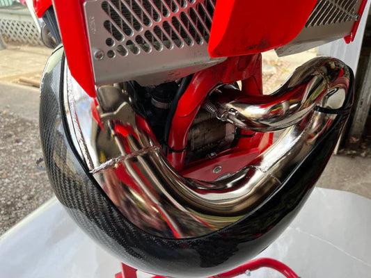 P3 CARBON - PIPE GUARD - MAXCOVERAGE - FMF PIPE - BETA X-TRAINER 23-26