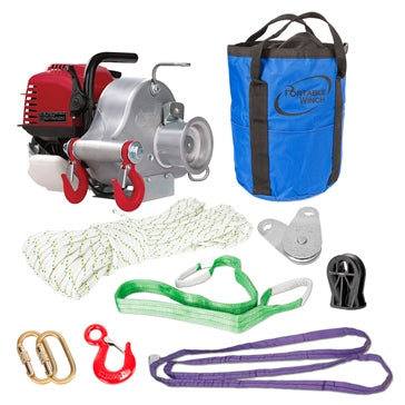 PORTABLE WINCH - GAS POWERED PORTABLE WINCH - PCW3000-A