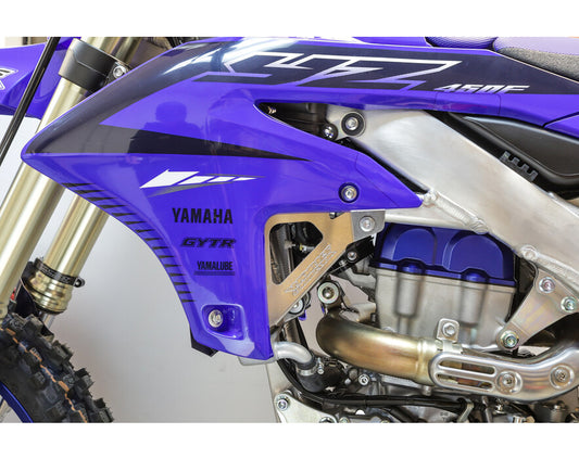 WORKS CONNECTION - RADIATOR BRACES - YAMAHA 23-25 YZ450F/24-25 YZ450FX