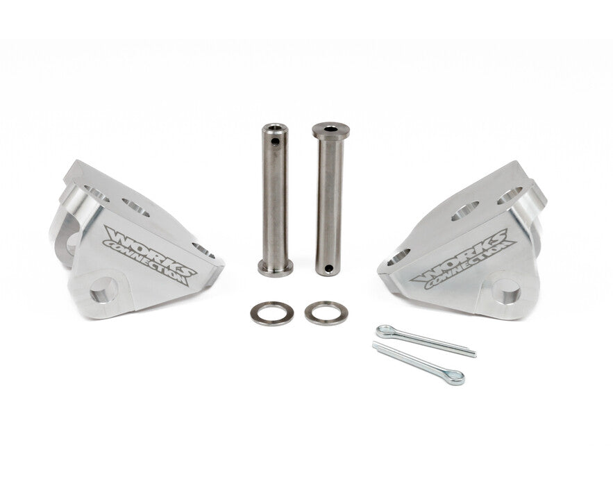 WORKS CONNECTION - OFFSET FOOTPEG MOUNTS - YAMAHA 10-22 YZ450F / 10-23 YZ250F