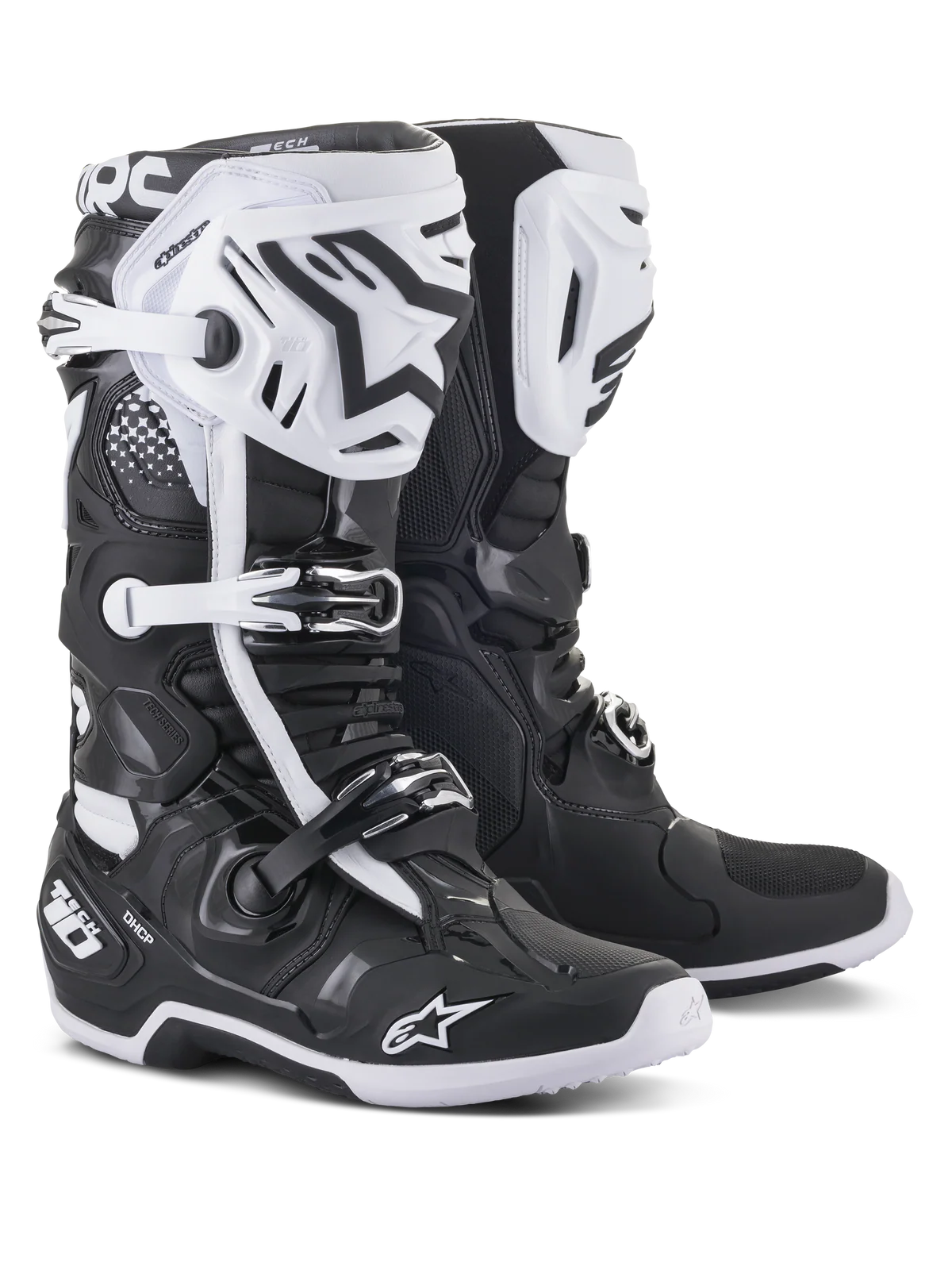 ALPINESTARS - TECH 10 - BLACK/WHITE