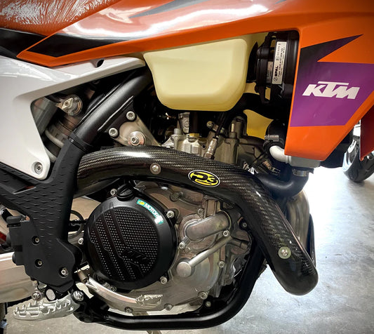 P3 CARBON - MAXCOVERAGE HEAT SHIELD - KTM / HUSQVARNA / GASGAS 450/500 24-25