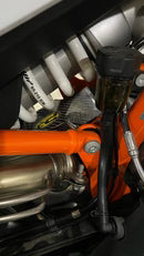 P3 CARBON - SHOCK HEAT SHIELD - KTM 790 & 890 19-23 / HUSQVARNA NORDEN 901 22-23