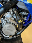 P3 CARBON - HEAT SHIELD - STOCK HEADER - HUSABERG 09-12 FE 390/450/570