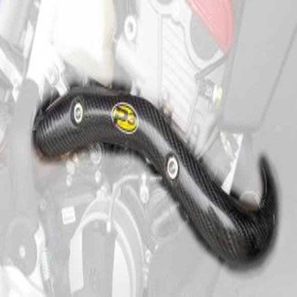 P3 CARBON - HEAT SHIELD - STOCK HEADER - HUSQVARNA TE 449/511 | TXC 450/510 11-14