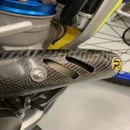P3 CARBON - HEAT SHIELD - STOCK HEADER - SHERCO TRIALS BIKES 125/250/300 15-23