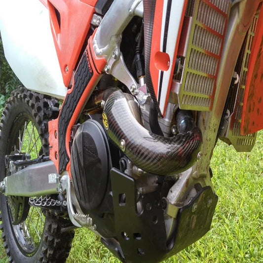 P3 CARBON - HEAT SHIELD - MAXCOVERAGE - FMF MEGABOMB HEADPIPE - HONDA 19-23 CRF450 RL/L/X