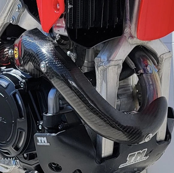 P3 CARBON - HEAT SHIELD - MAXCOVERAGE - FMF HEADPIPE - HONDA 21-26 CRF450R/RX