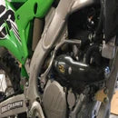 P3 CARBON - HEAT SHIELD - STOCK HEADER - KAWASAKI KX250F 17-20