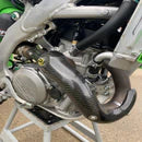 P3 CARBON - HEAT SHIELD - MAXCOVERAGE - STOCK HEADER - KAWASAKI KX450 (F/X) 19-23