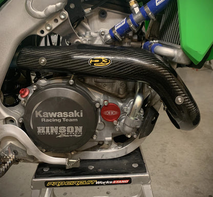 P3 CARBON - HEAT SHIELD - MAXCOVERAGE - PRO CIRCUIT HEADER - KAWASAKI KX450 (F/X) 24-26