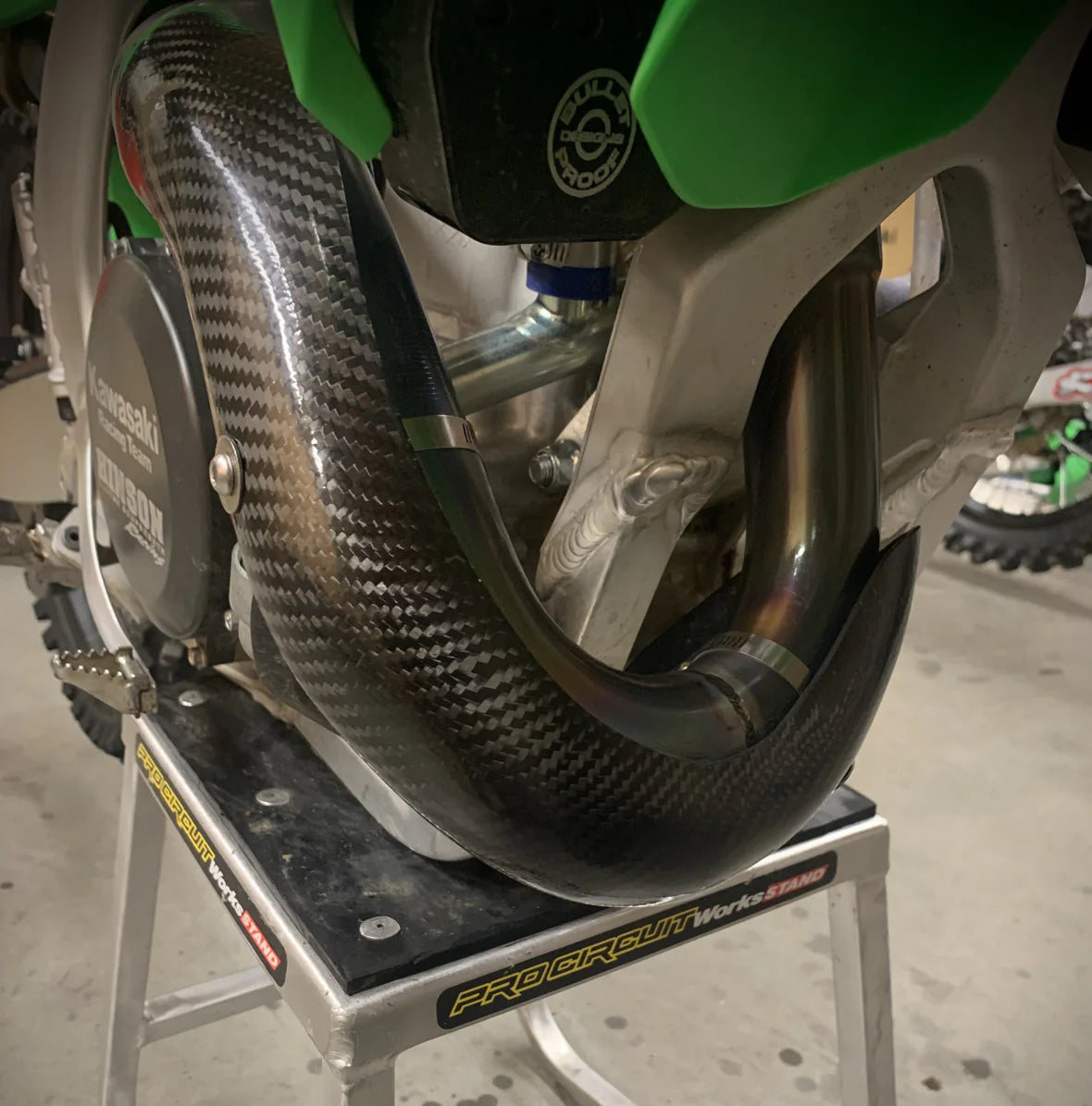 P3 CARBON - HEAT SHIELD - MAXCOVERAGE - PRO CIRCUIT HEADER - KAWASAKI KX450 (F/X) 24-26