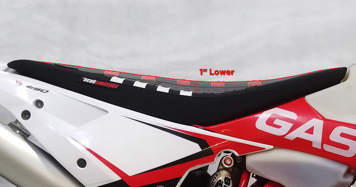 SEAT CONCEPTS - RACE 2.0 - FOAM & COVER KIT - GASGAS 18-19 EC/XC/GP 200/250/300 | RIEJU 20-26 200/250/300