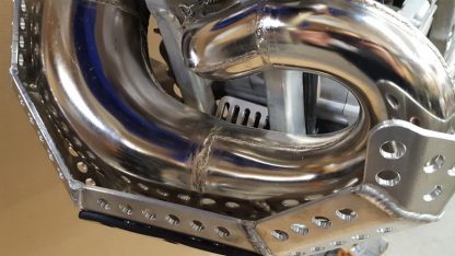 EMPEROR RACING - PIPE GUARD SKID PLATE - YAMAHA 05-26 YZ250 / 16-26 YZ250X