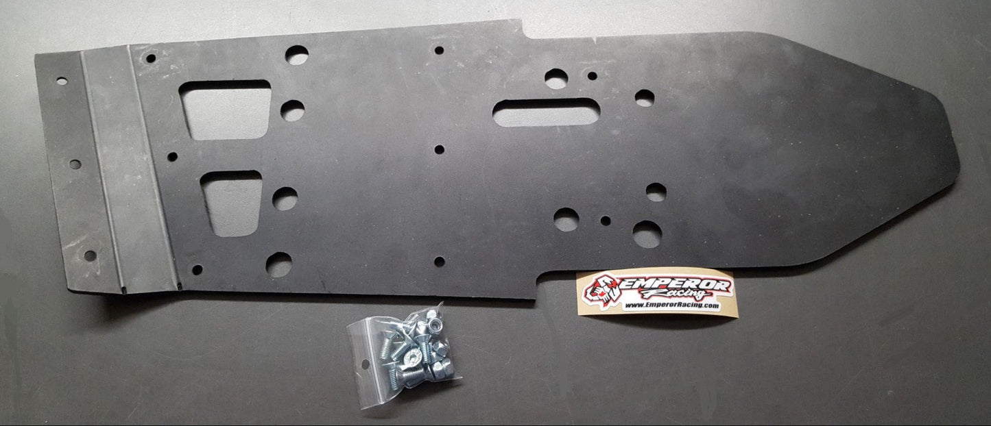 EMPEROR RACING - PIPE GUARD SKID PLATE - YAMAHA 05-26 YZ250 / 16-26 YZ250X