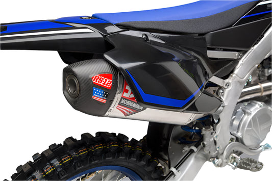 YOSHIMURA - RS-12 STAINLESS FULL EXHAUST SYSTEM W/ALU SILENCER - YAMAHA 20-22 YZ450F/21-23 YZ450FX