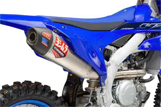 YOSHIMURA - RS-12 STAINLESS FULL EXHAUST SYSTEM W / ALU SILENCER - YAMAHA 23-26 YZ450F / 24-26 YZ450FX / 25-26 WR450F