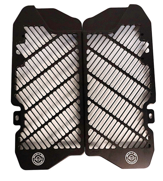 BULLETPROOF DESIGNS RADIATOR GUARDS, KAWASAKI 24+ KX450, 25 KX250