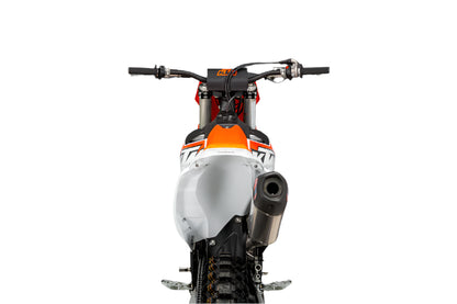 YOSHIMURA - RS-12 FULL TITANIUM EXHAUST SYSTEM W/TITANIUM SILENCER - 23+KTM 450 SX/XC-F/ 23+HUSQVARNA FC/FX 450 / 24+GAS GAS MC/EX 450F