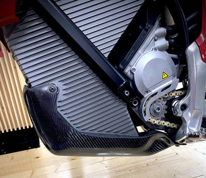 P3 CARBON - SKID PLATE - NO LINKAGE GUARD - STARK VARG - (ALL MODELS) / EX / SUPERMOTO 22-26