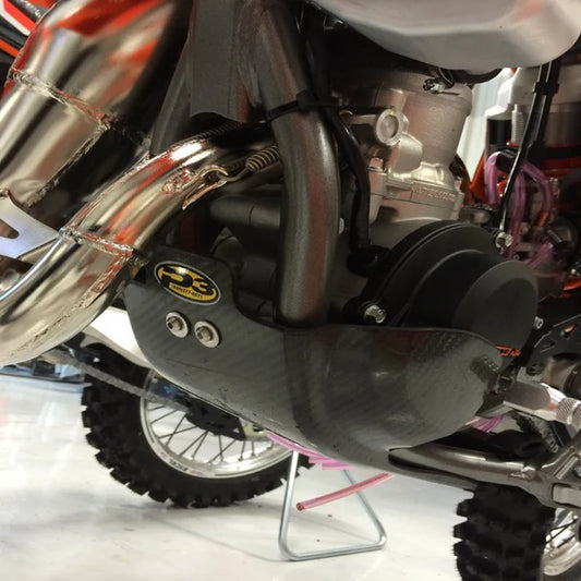 P3 CARBON - SKID PLATE - KTM 85/105 SX/SXS/XC 08-17 | HUSQVARNA TC 85 14-17