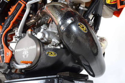 P3 CARBON - PIPE GUARD - FMF GNARLY PIPE - KTM 200XC / 200 XC-W 06-16