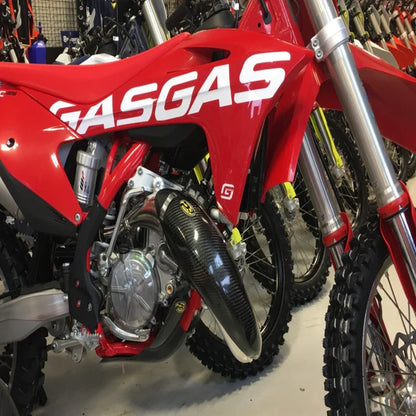 P3 CARBON - PIPE GUARD - STOCK & PRO CIRCUIT PIPES - KTM & HSQV 125/150 19-22 | GASGAS MC125 21-23