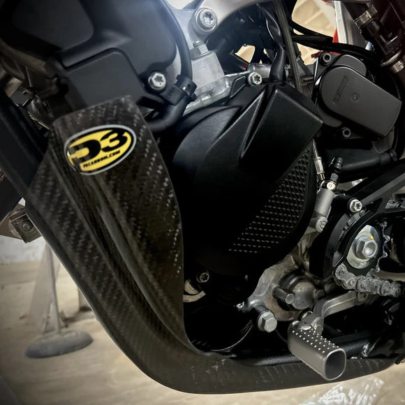 P3 CARBON - SKID PLATE - NO LINKAGE GUARD - KTM | HUSQVARNA | GASGAS 125/150 25-26