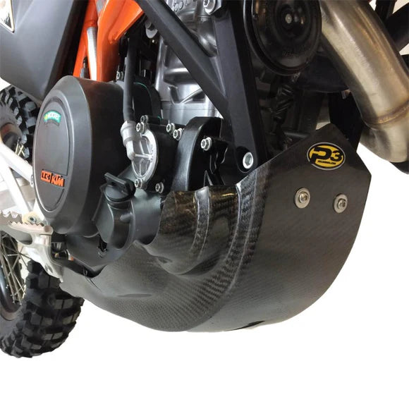 P3 CARBON - SKID PLATE - KTM 690 E/SMC 08-25 | HUSQ 701 E/SM 16-25 | GASGAS 700 ES/SM 23-25