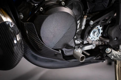 P3 CARBON - SKID PLATE - WITH LINKAGE GUARD - KTM 250/300 | HUSQ 250/300 23-24 | GASGAS 250/300 24