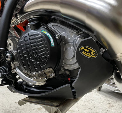 P3 CARBON - SKID PLATE - W & W/O LINKAGE GUARD - 25-26 KTM 250/300 | HUSQ 250/300 | GASGAS 250/300