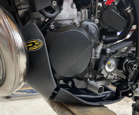 P3 CARBON - SKID PLATE - W & W/O LINKAGE GUARD - 25-26 KTM 250/300 | HUSQ 250/300 | GASGAS 250/300