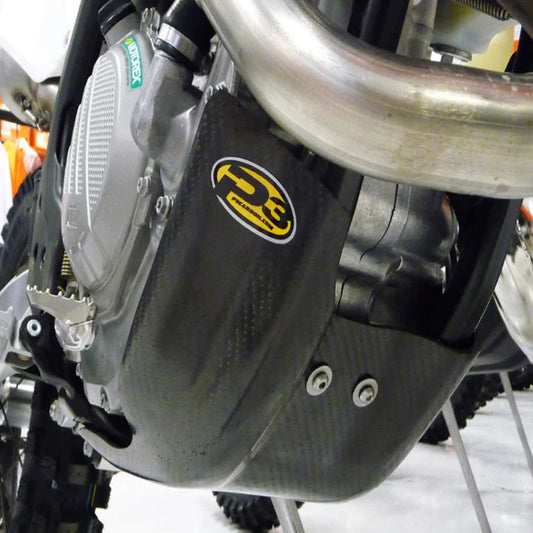 P3 CARBON - HYBRID SKID PLATE - KTM/HUSQ 15 (FACTORY EDITION SX-F) | 16-18 250/350 SX-F/XC-F | FC/FX