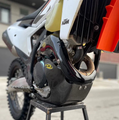 P3 CARBON - SKID PLATE - NO INTEGRATED LINKAGE GUARD - KTM SX-F/XC-F/EXC-F/WX-F / HUSQ FC/FX/FE 250/350 / GASGAS 250/350F 23-24