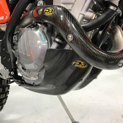 P3 CARBON - SKID PLATE - GASGAS EC 250 & 350F 21-23 / HUSQVARNA FE 250 17-23 FE 350 17-23 / KTM 250 EXC-F 17-23 350 EXC-F 17-23