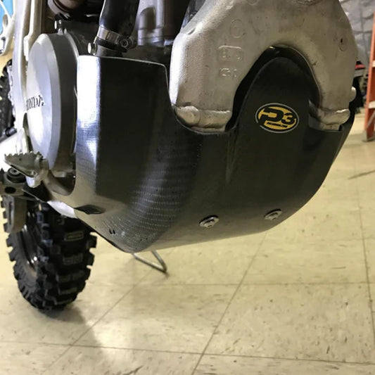 P3 CARBON - HYBRID SKID PLATE - HONDA CRF250R 10-17
