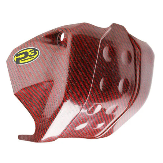 P3 CARBON - HYBRID SKID PLATE - HONDA CRF 250 RX 19-21 / CRF 450 RWE 19 / CRF250R 18-21 / CRF450R 17-20 / CRF450RX 17-20
